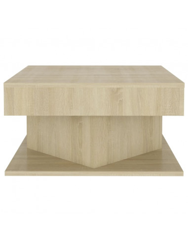 Tavolino da Salotto Rovere Sonoma 57x57x30 cm Legno Multistrato