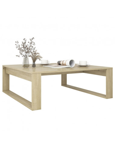 Tavolino Salotto Rovere Sonoma 100x100x35cm Truciolato