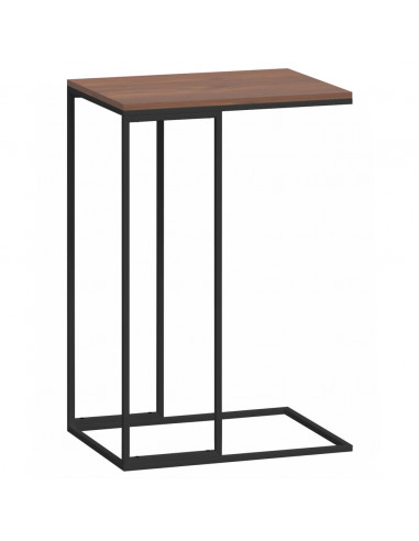 Tavolino da Salotto Nero 40x30x59 cm in Legno Multistrato