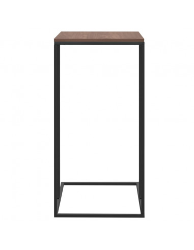 Tavolino da Salotto Nero 40x30x59 cm in Legno Multistrato