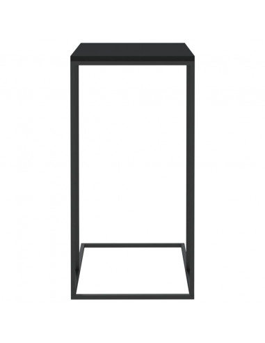 Tavolino da Salotto Nero 40x30x59 cm in Legno Multistrato