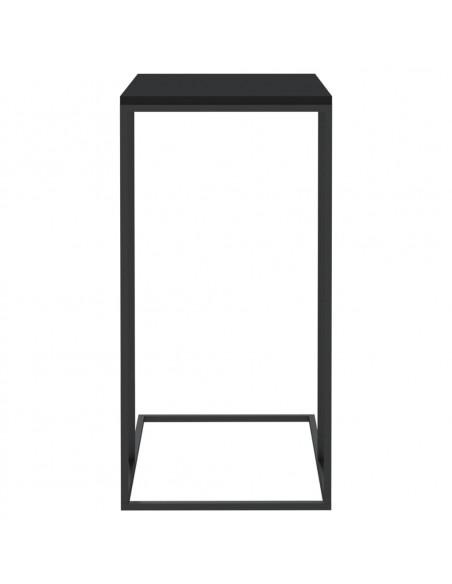 Tavolino da Salotto Nero 40x30x59 cm in Legno Multistrato