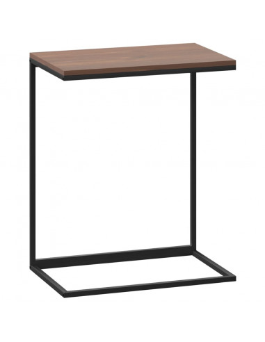 Tavolino da Salotto Nero 55x35x66 cm in Legno Multistrato