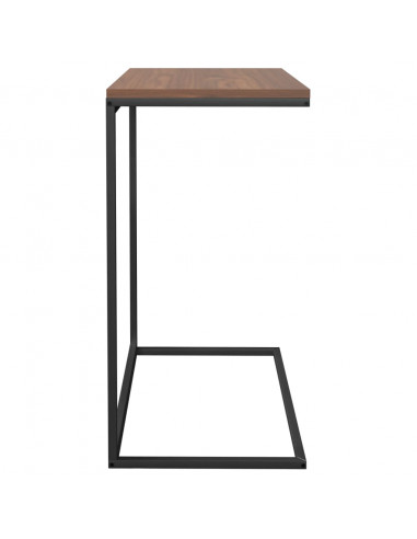 Tavolino da Salotto Nero 55x35x66 cm in Legno Multistrato
