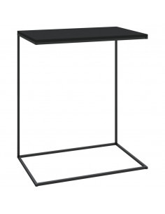 Tavolino da Salotto Nero 55x35x66 cm in Legno Multistrato 2