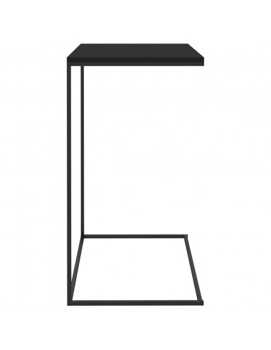 Tavolino da Salotto Nero 55x35x66 cm in Legno Multistrato