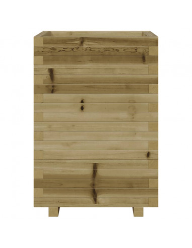 Fioriera da Giardino 50x50x72,5 cm in Legno di Pino Impregnato