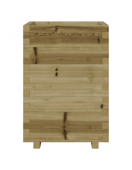 Fioriera da Giardino 50x50x72,5 cm in Legno di Pino Impregnato