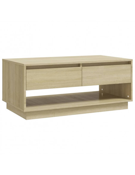 Tavolino da Salotto Rovere Sonoma 102,5x55x44 cm in Truciolato