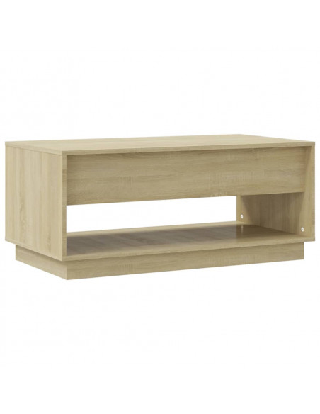 Tavolino da Salotto Rovere Sonoma 102,5x55x44 cm in Truciolato