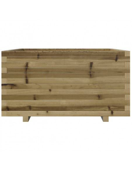 Fioriera da Giardino 90x90x49,5 cm in Legno di Pino Impregnato