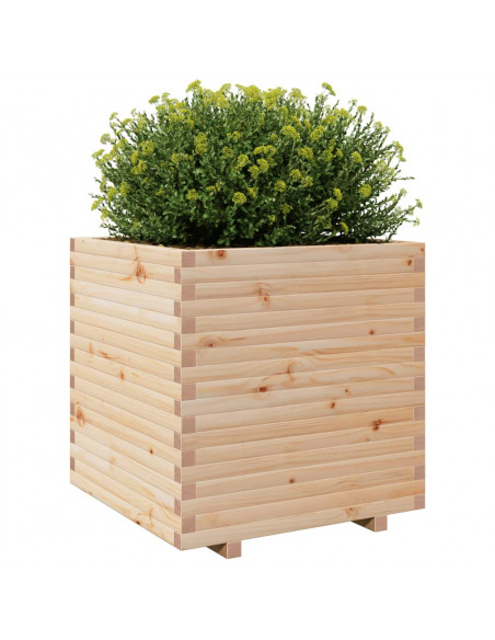 Fioriera da Giardino 70x70x72,5 cm in Legno Massello di Pino