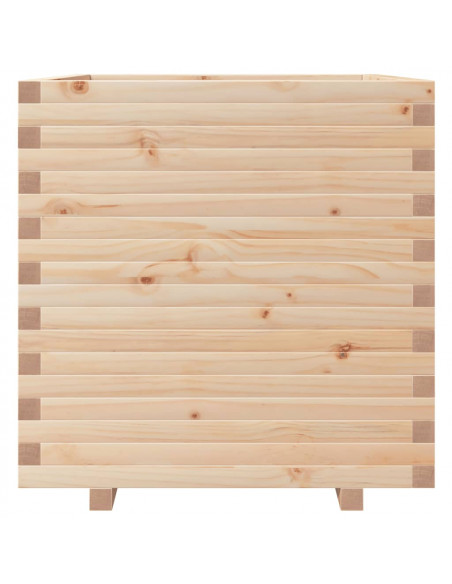 Fioriera da Giardino 70x70x72,5 cm in Legno Massello di Pino