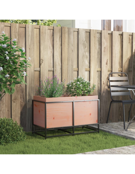 Fioriera da Giardino 80x40x50 cm in Legno Massello di Douglas