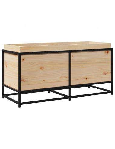 Fioriera da Giardino 100x40x50 cm in Legno Massello di Pino