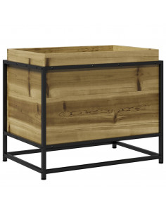 Fioriera da Giardino 60x40x50 cm in Legno di Pino Impregnato 2