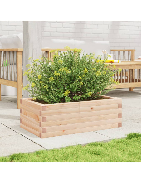 Fioriera da Giardino 70x40x23 cm in Legno Massello di Pino