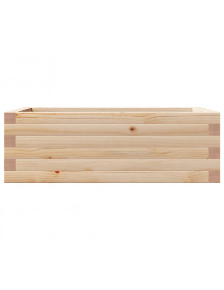 Fioriera da Giardino 70x40x23 cm in Legno Massello di Pino
