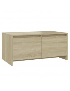 Tavolino da Salotto Rovere Sonoma 90x50x41,5 cm in Truciolato 2