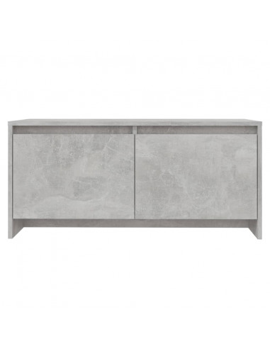 Tavolino da Salotto Grigio Cemento 90x50x41,5 cm in Truciolato