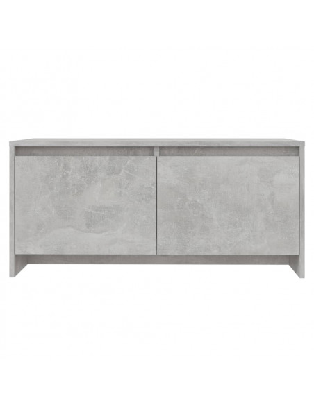 Tavolino da Salotto Grigio Cemento 90x50x41,5 cm in Truciolato