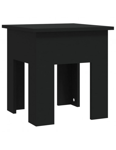 Tavolino da Salotto Nero 40x40x42 cm in Truciolato
