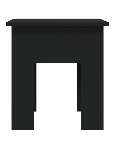 Tavolino da Salotto Nero 40x40x42 cm in Truciolato