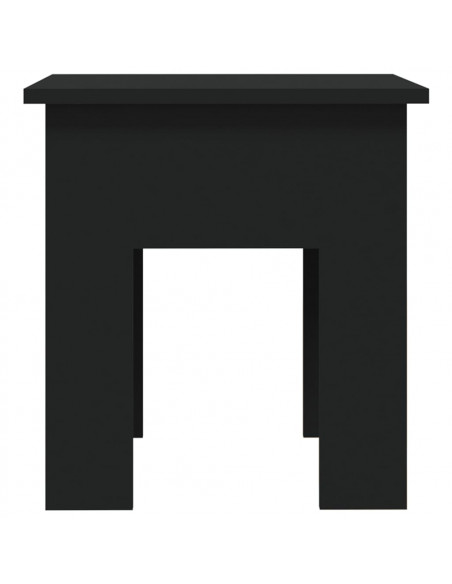 Tavolino da Salotto Nero 40x40x42 cm in Truciolato
