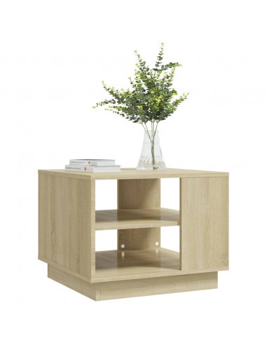 Tavolino da Salotto Rovere Sonoma 55x55x43 cm in Truciolato