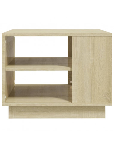 Tavolino da Salotto Rovere Sonoma 55x55x43 cm in Truciolato