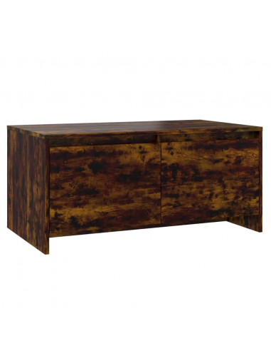 Tavolino da Salotto Rovere Fumo 90x50x41,5 cm in Truciolato