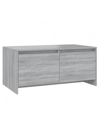 Tavolino da Salotto Grigio Sonoma 90x50x41,5 cm in Truciolato