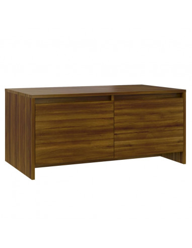 Tavolino da Salotto Rovere Marrone 90x50x41,5 cm in Truciolato