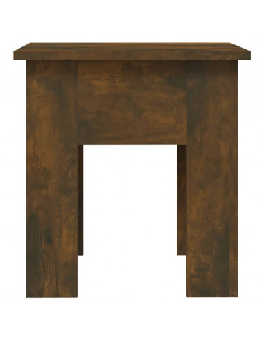 Tavolino da Salotto Rovere Fumo 40x40x42 cm in Truciolato