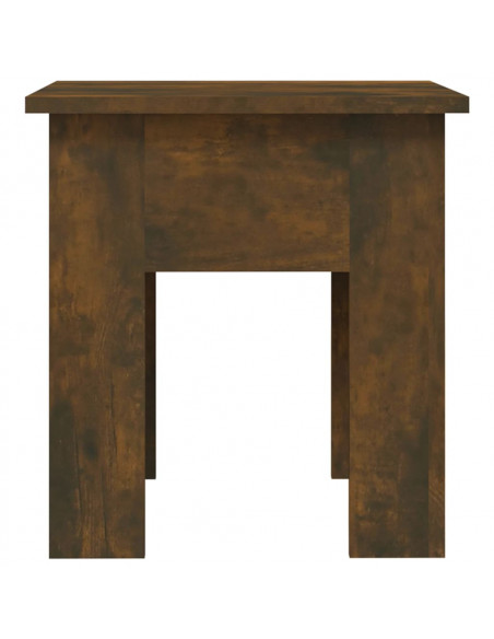 Tavolino da Salotto Rovere Fumo 40x40x42 cm in Truciolato