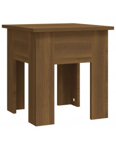 Tavolino da Salotto Rovere Marrone 40x40x42 cm in Truciolato 2