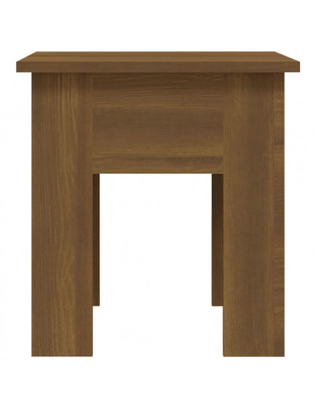 Tavolino da Salotto Rovere Marrone 40x40x42 cm in Truciolato