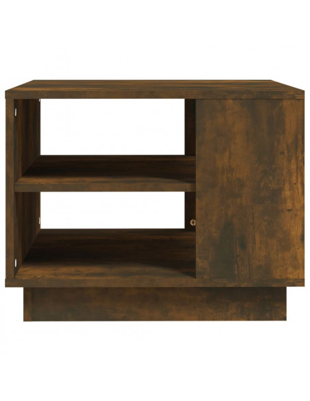 Tavolino da Salotto Rovere Fumo 55x55x43 cm in Truciolato