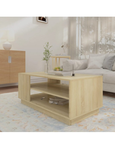 Tavolino da Salotto Rovere Sonoma 102x55x43 cm in Truciolato