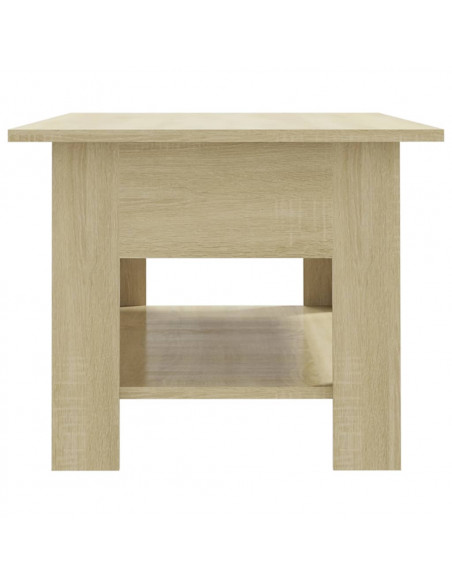 Tavolino da Salotto Rovere Sonoma 102x55x42 cm in Truciolato