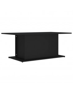 Tavolino da Salotto Nero 102x55,5x40 cm in Truciolato 2