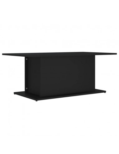 Tavolino da Salotto Nero 102x55,5x40 cm in Truciolato