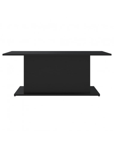 Tavolino da Salotto Nero 102x55,5x40 cm in Truciolato