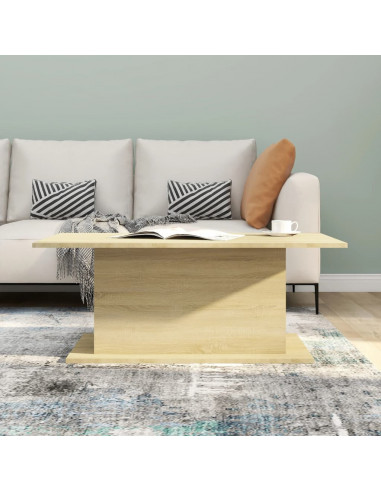 Tavolino da Salotto Rovere Sonoma 102x55,5x40 cm in Truciolato