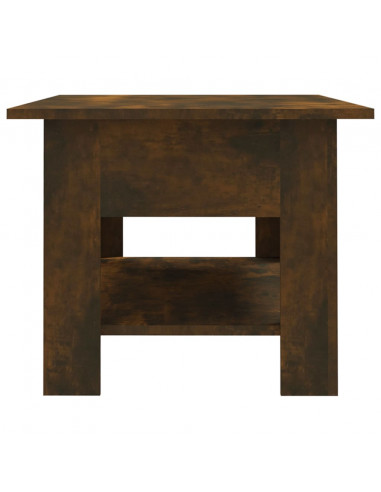 Tavolino da Salotto Rovere Fumo 102x55x42 cm in Truciolato