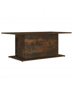 Tavolino da Salotto Rovere Fumo 102x55,5x40 cm in Truciolato 2