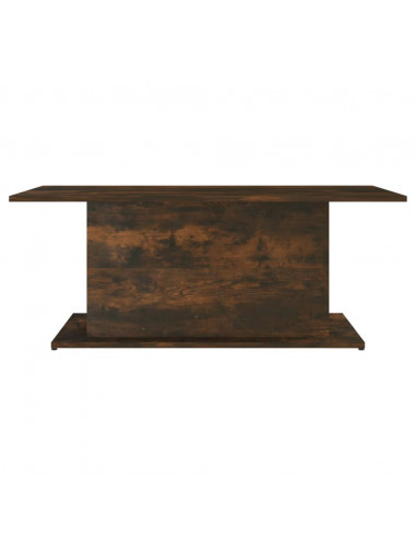 Tavolino da Salotto Rovere Fumo 102x55,5x40 cm in Truciolato