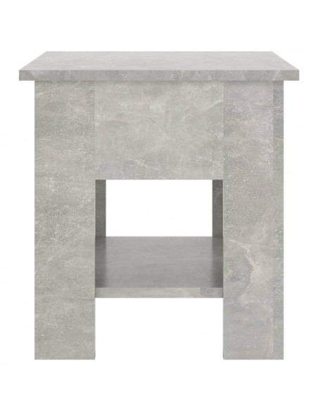 Tavolino da Salotto Grigio 40x40x42 cm in Legno Multistrato