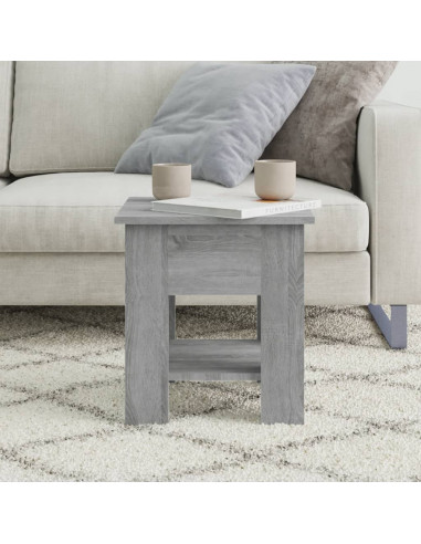 Tavolino da Salotto Grigio Sonoma 40x40x42 cm Legno Multistrato