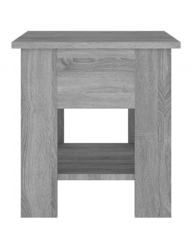 Tavolino da Salotto Grigio Sonoma 40x40x42 cm Legno Multistrato